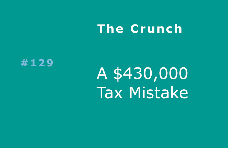 A 430000 tax mistake