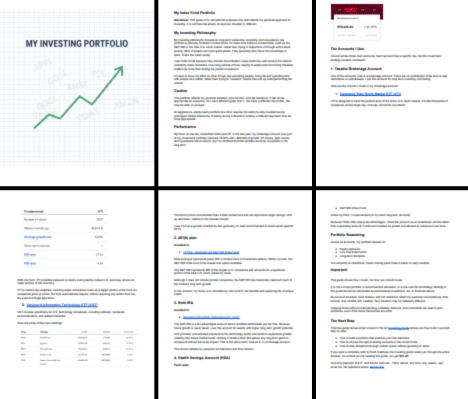Investing Portfolio Inside Look
